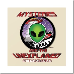 Mysteries and the Unexplained - Area 51 shirt! Posters and Art